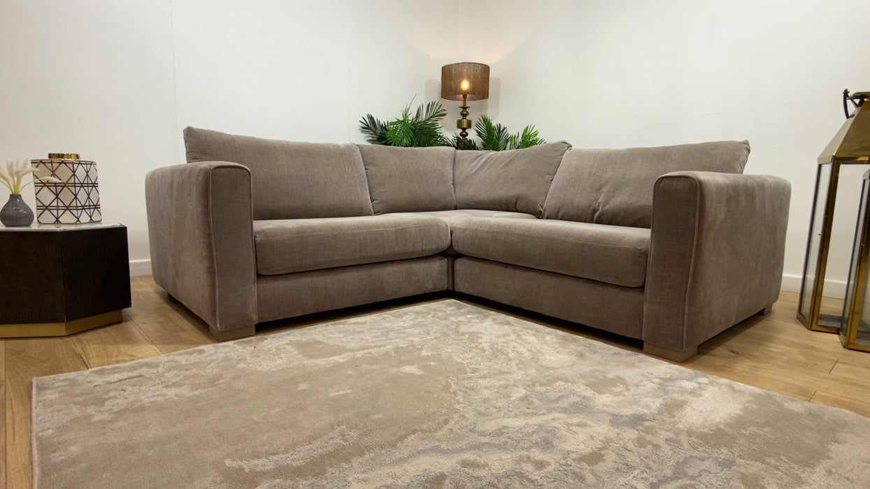 Sofology Majestica Fabric 1 Corner 1 in Soft-Chenille Wicker
