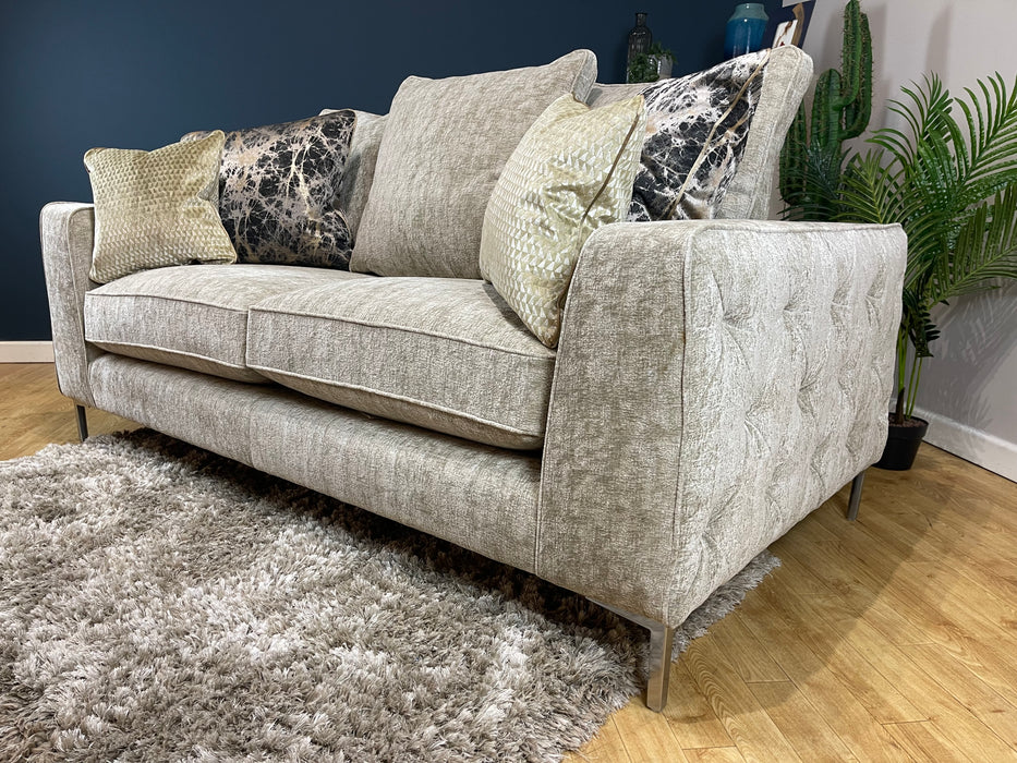 Rococo 2 Seater Verbier Gold Mix Fabric (WA2)