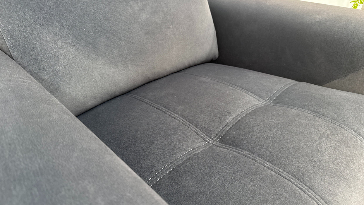Sofology Marvella Fabric Chair in Lifestyle Flecked Anthracite