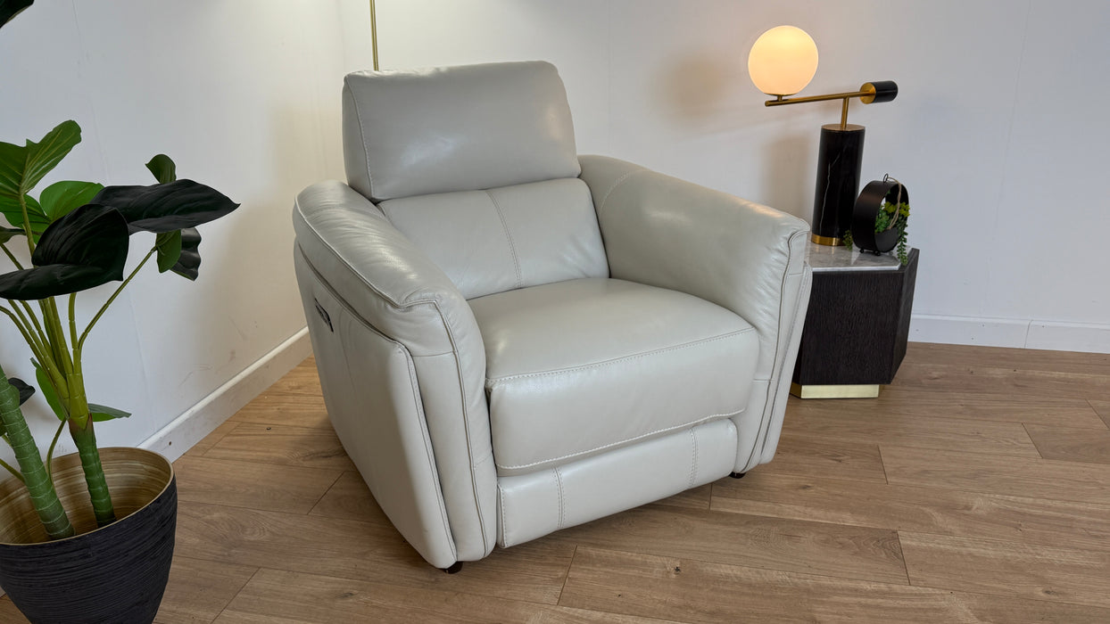 Vixon Chair - Leather Power Recliner plus Hdrst