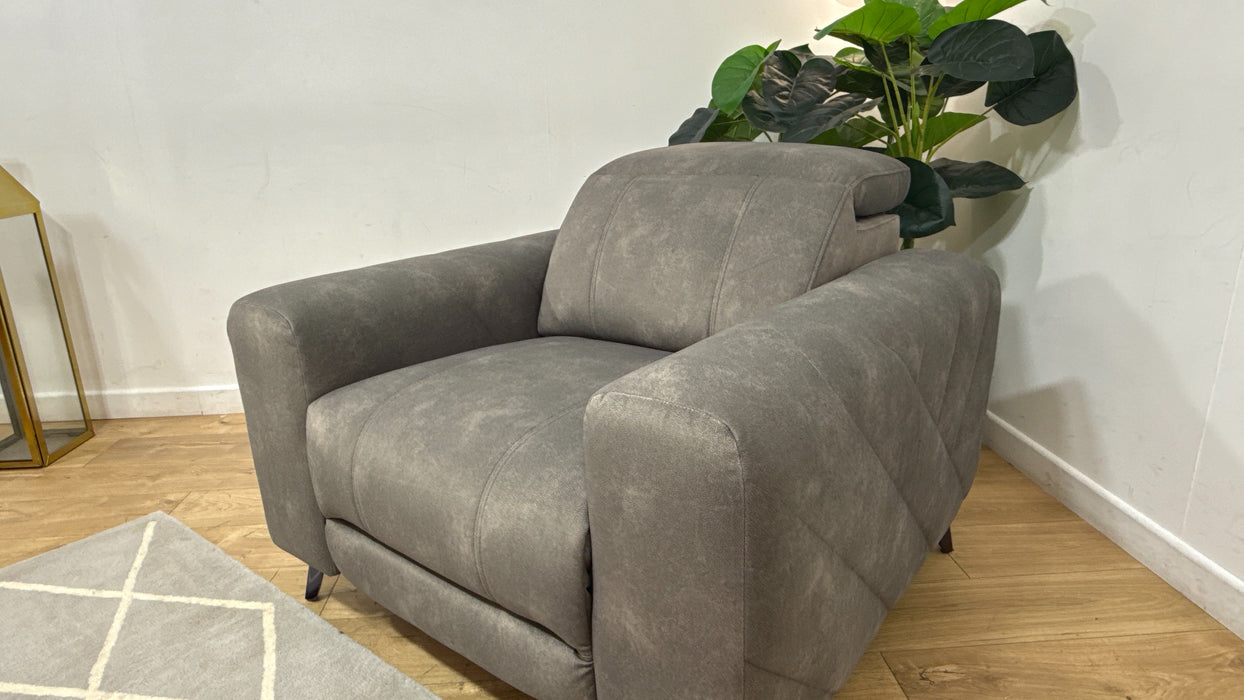 Sofology Allure Fabric Chair in Lifestyle Flecked Mocha