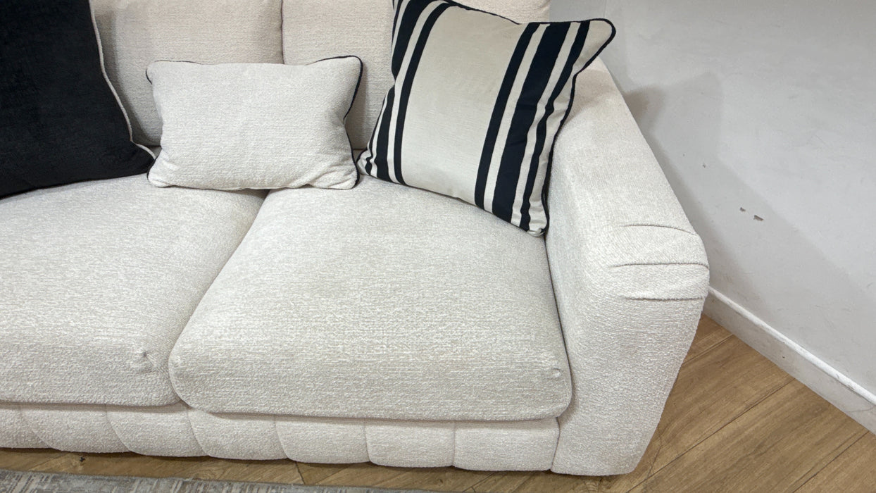 Sofology Westwood Fabric 2 Seater No Trim in Soft Boucle Ecru Mix