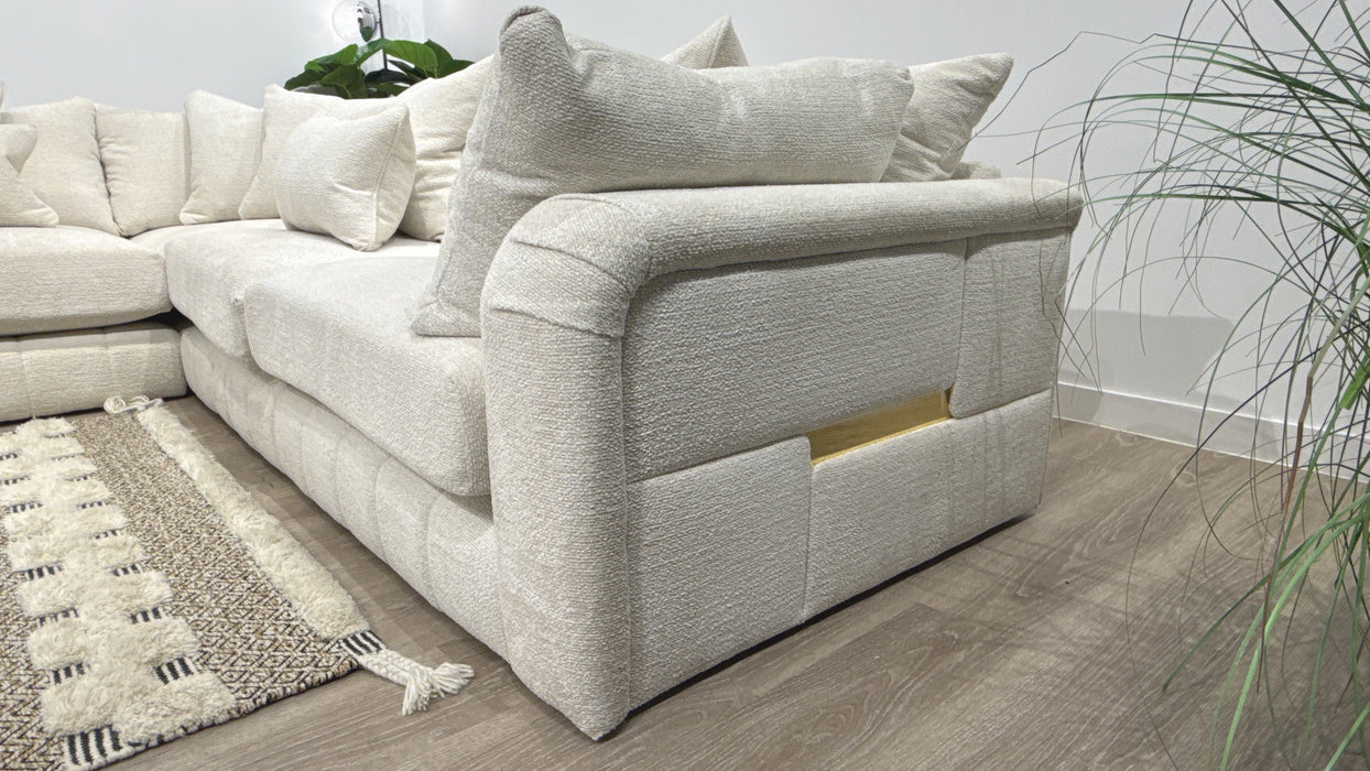 Sofology Westwood Fabric 3 Corner 3  Sofa in Soft Boucle Ecru