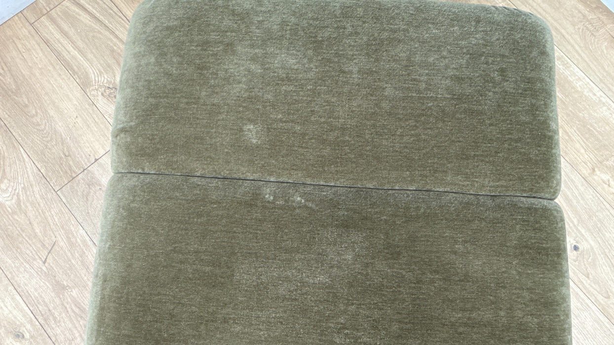 Sofology Waldorf Fabric Storage Footstool in Soft Chenille Olive