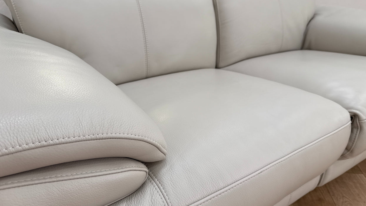 DFS Caldo 2 Seater Sofa Recliner In New Club Fossil