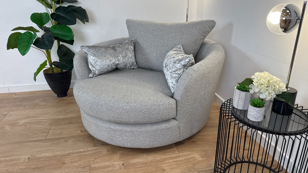 Topham Fabric Swivel Chair