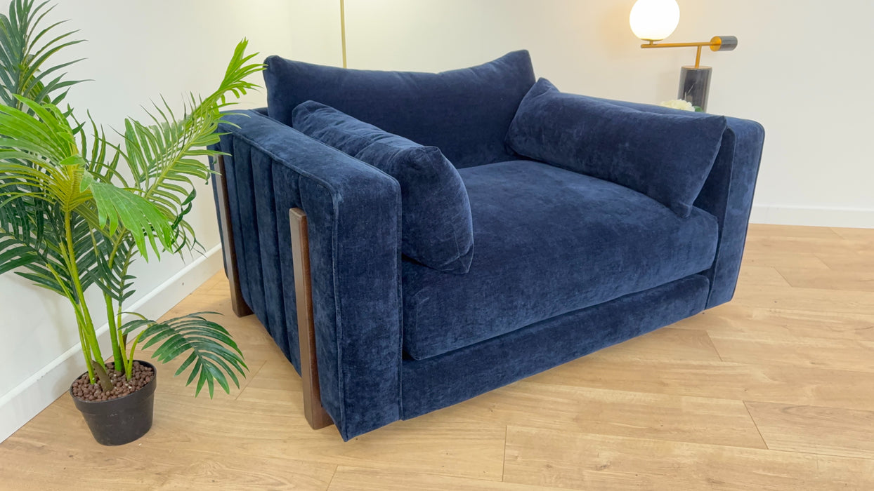 Brantwood 1 Seater - Fabric Chair - Chamonix Navy