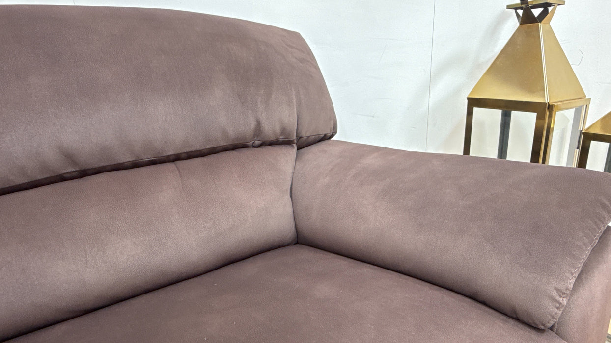 Sofology Santina Fabric 3 Seater in Lifestyle Mottled Dark Chocolate