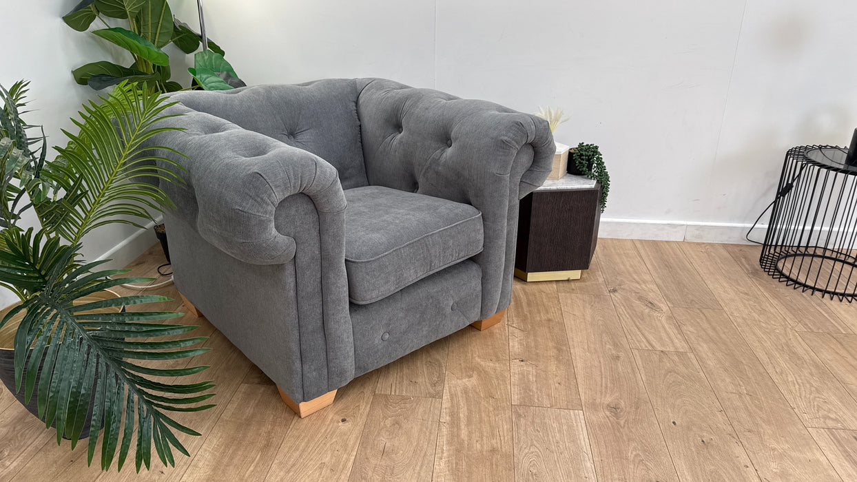 DFS Belair Fabric Chair in Graphite