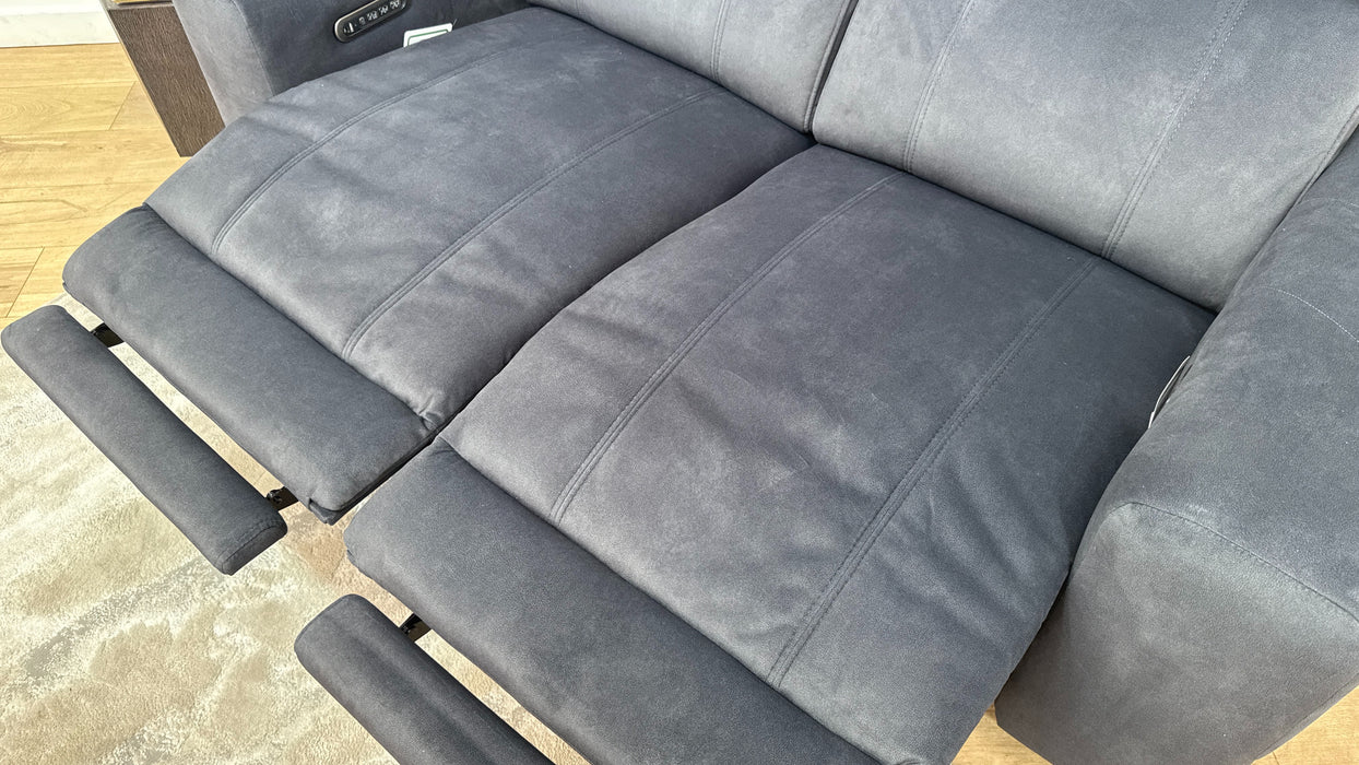 Sofology Allure Fabric 2 Seater Power Recliner & Power Headrest