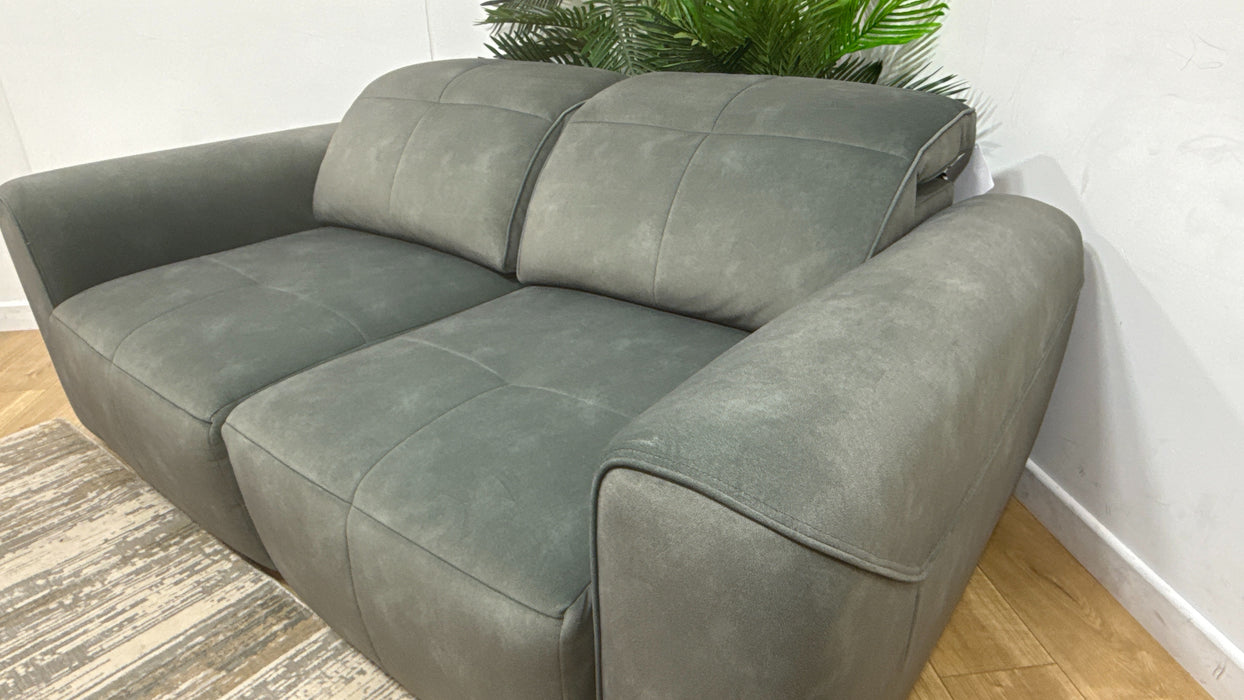 Sofology Riviera Fabric 2 Seater Motion Chaise in Lifestyle Flecked Mineral Green