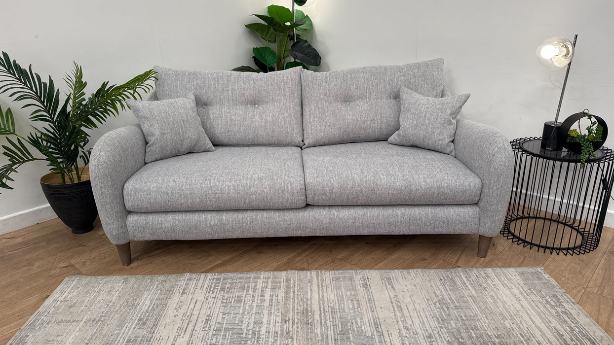 Sofology Ambleside Fabric 3 Seater in Capital Light Grey