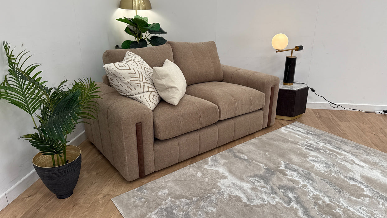 Soho 2 Seater - Fabric Sofa - Boucle Mink/Natural Mix