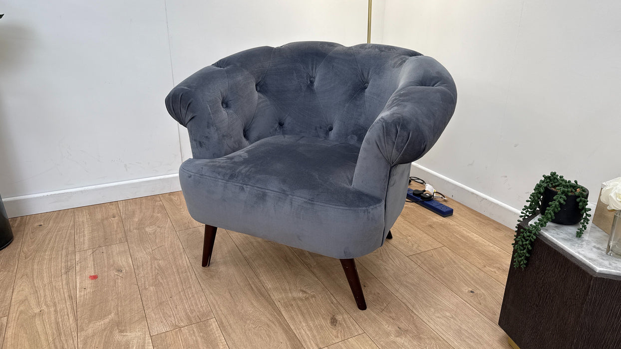 DFS Belair Accent Chair in Denim