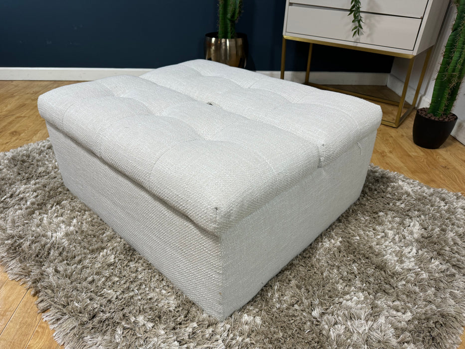 Bartelli Fabric Footstool Sofabed - Bartelli Cotton All Over (WA2)