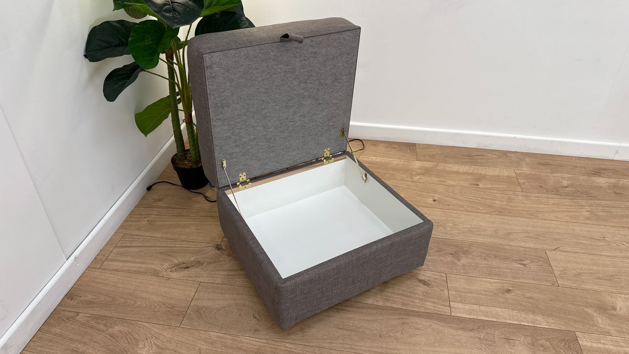 DFS Zana Fabric Footstool in Slate