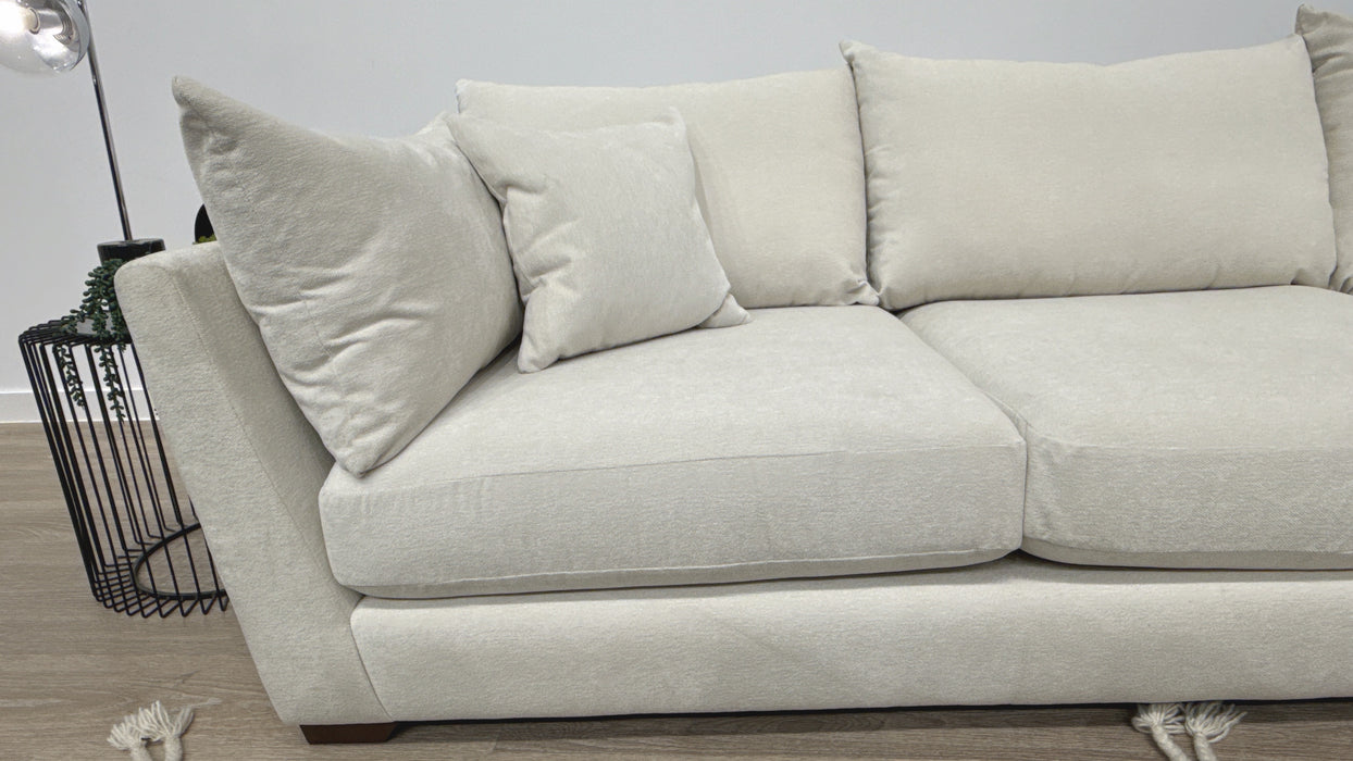 Sofology Tallulah Fabric 2 Corner 2 in Lifestyle Plush Chenille Mist