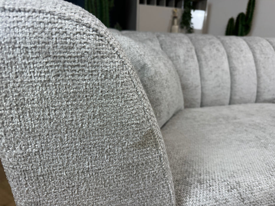 Downtown Fabric 4 Seater - Basketweave Silver - ( WA2 )