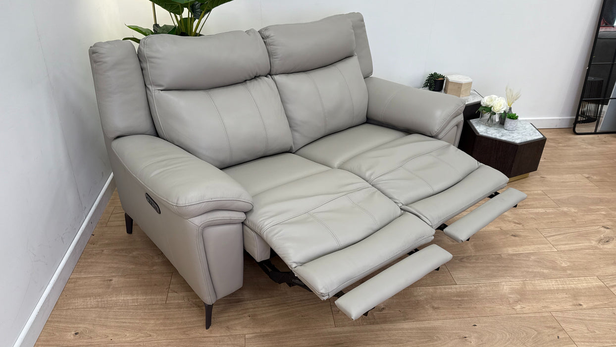 DFS Wren Recliner 2 Seater in Silver