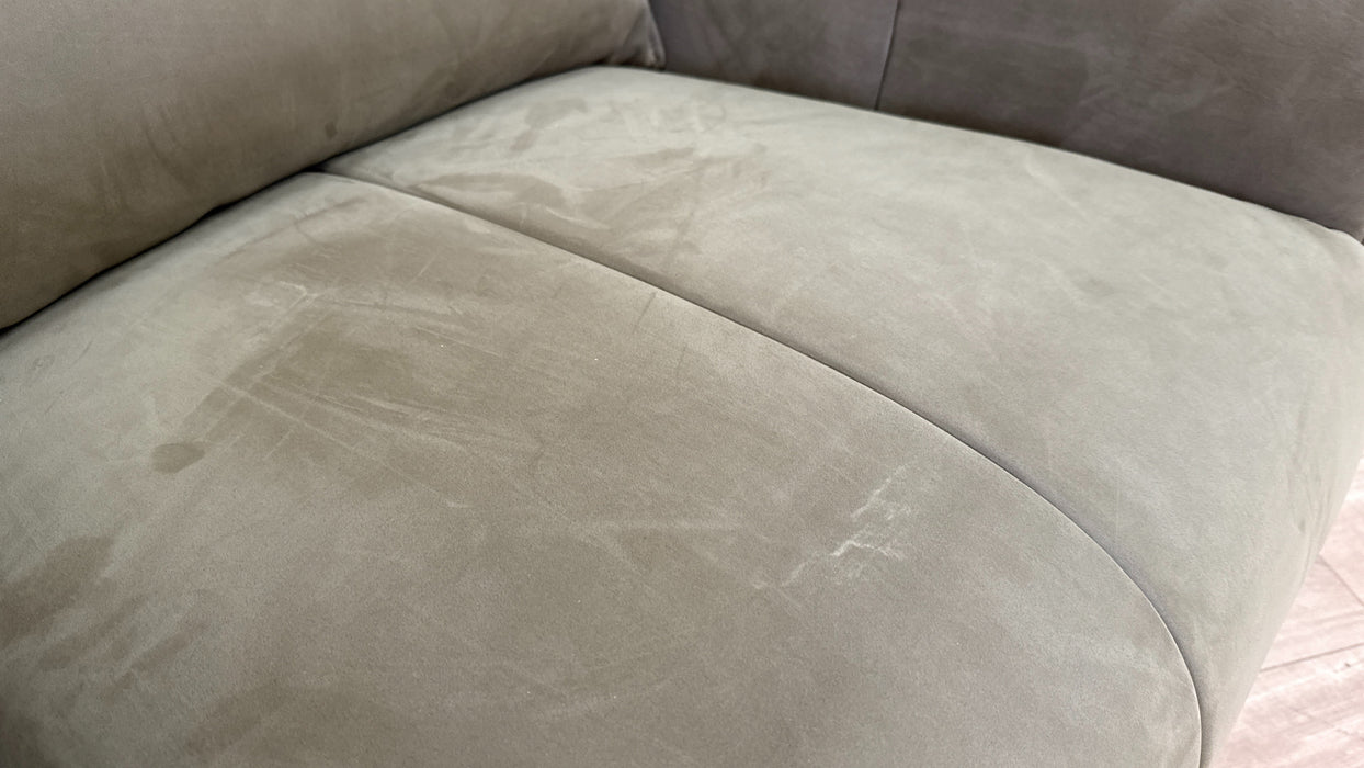 Sanctuary Fabric Chair Power Recliner in Lifestyle Nubuck Feel Fabric Moss