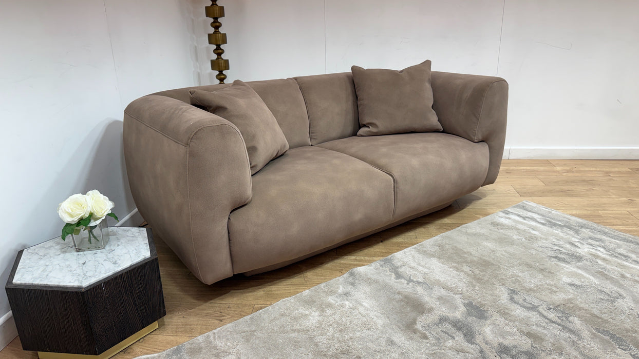 Sofology Nuvole Fabric 2 Seater in Lifestyle Mottled Latte
