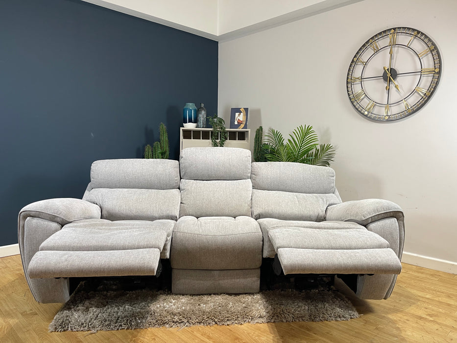 Radleigh 3 Seater Power Recliner Meo Silver Grey (WA2)