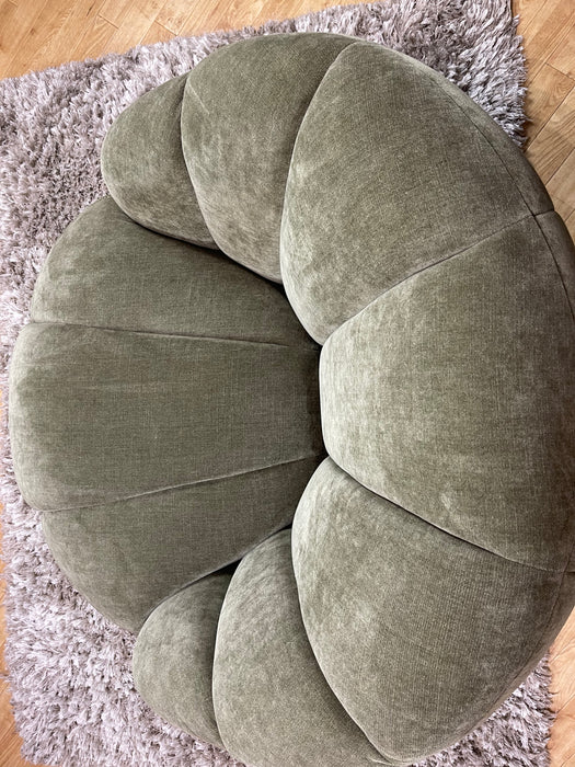 Nobu Fabric Swivel - Relaxed Chenille Olive (WA2)