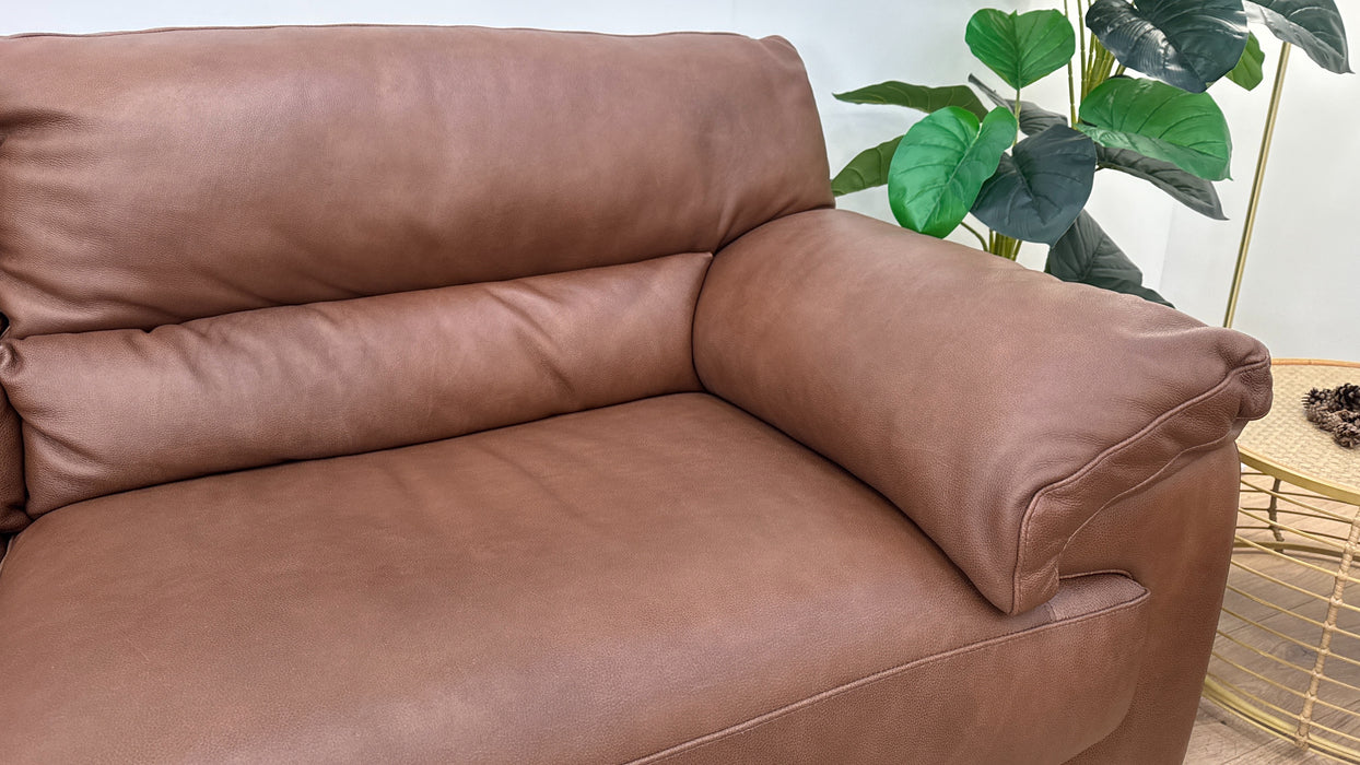 Santino 3 Seater plus Love Seat - Leather Sofa - Apollo Espresso