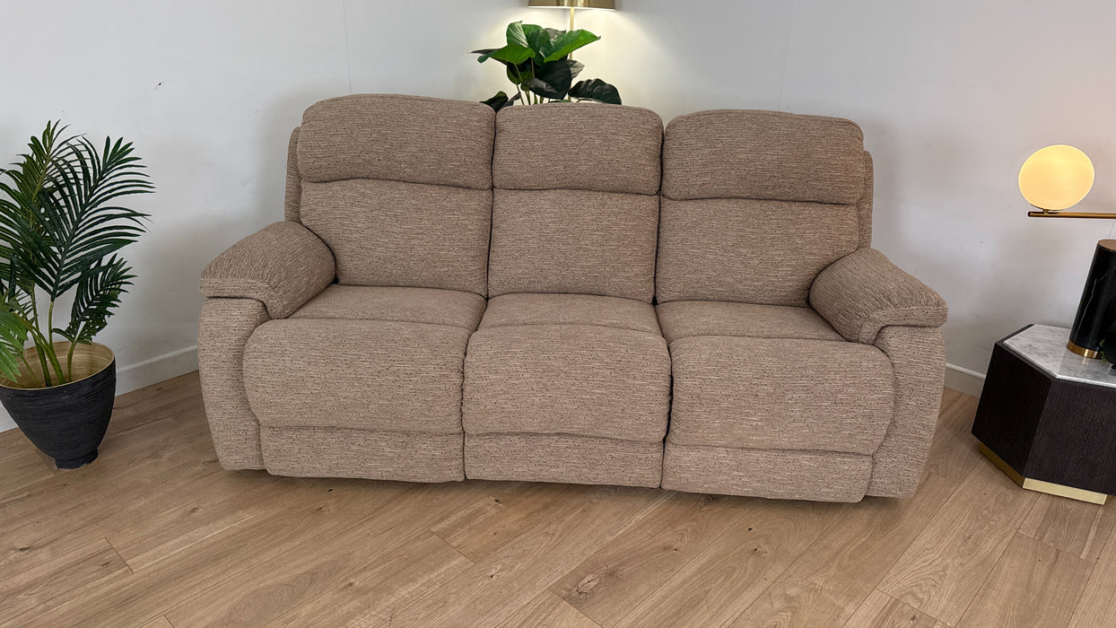 Newbury 3 Seater Fabric Power Recliner