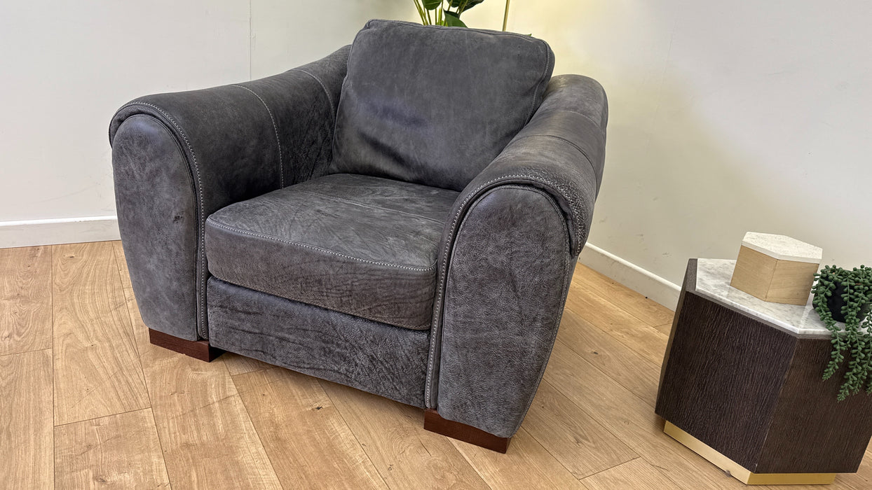 Sofology Galleria Chair in Utah Grey