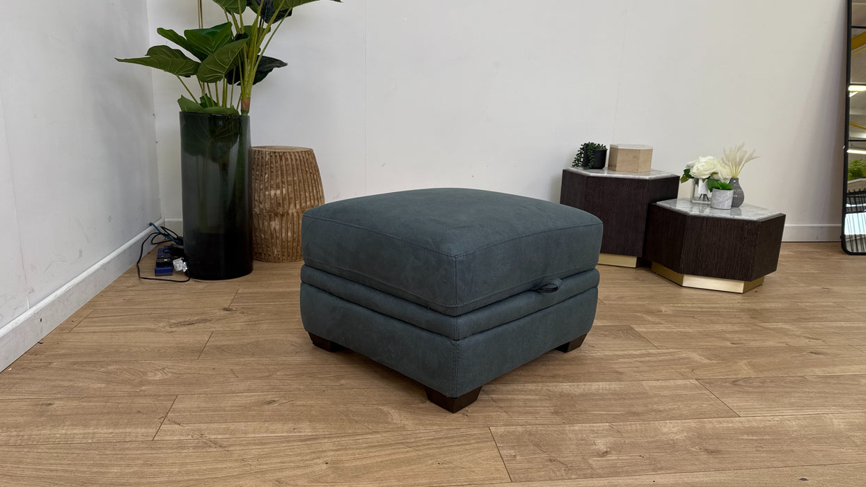 DFS Finton Storage Footstool in Teal