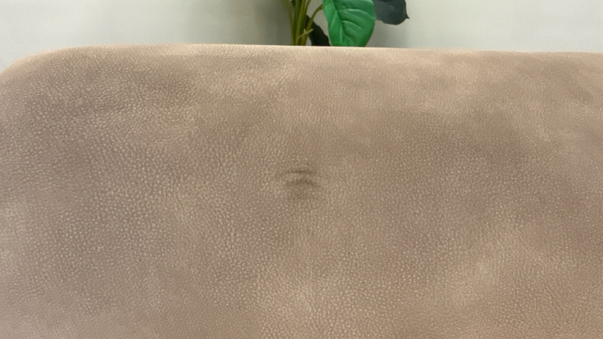 Sofology Illinois Fabric 3 Seater Chaise in Lifestyle Mottled Latte