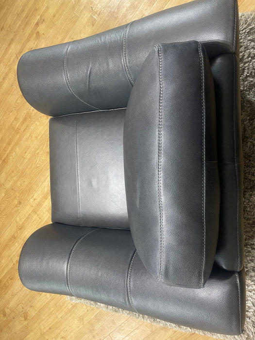 Galleria Chair Apollo Grey Leather (WA2)