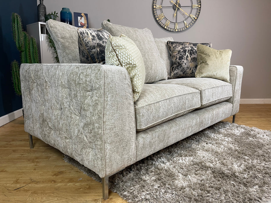 Rococo 2 Seater Verbier Gold Mix Fabric (WA2)