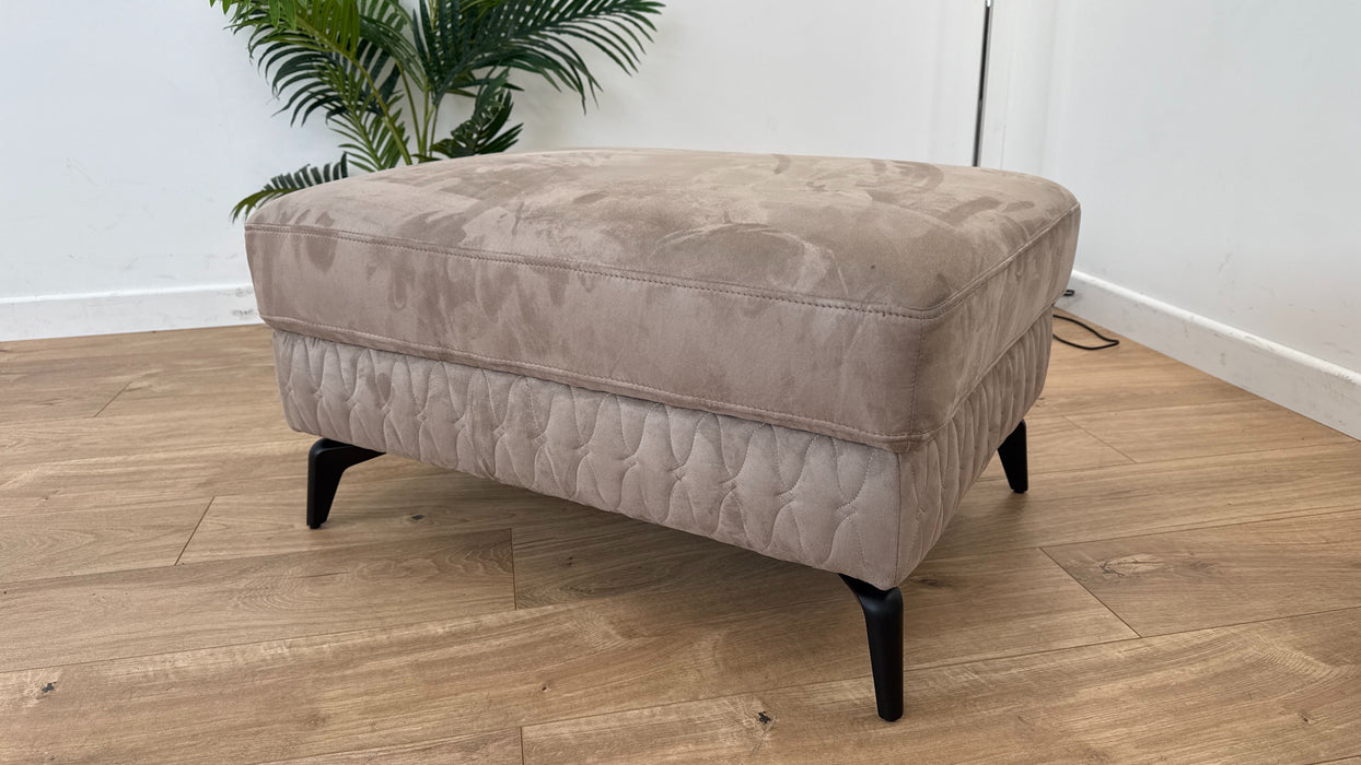 Muse - Fabric Footstool - Nutmeg