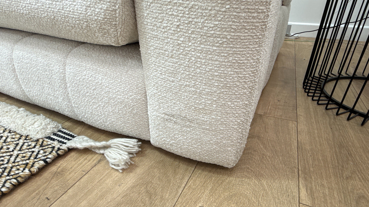 Sofology Westwood Fabric 3 Corner 3 No Trim in Soft Boucle Ecru Mix