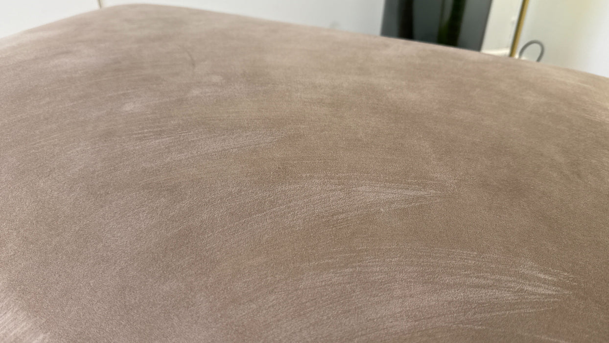 Sofology Muse Fabric Designer Footstool in Tara Nutmeg