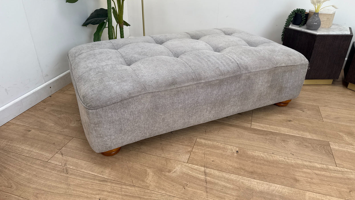DFS Fabric Bench Footstool in Charcoal