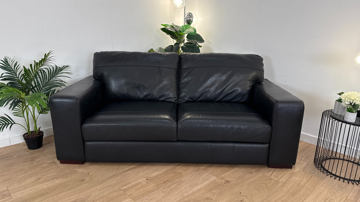 Benson 3 Seater Leather Sofa