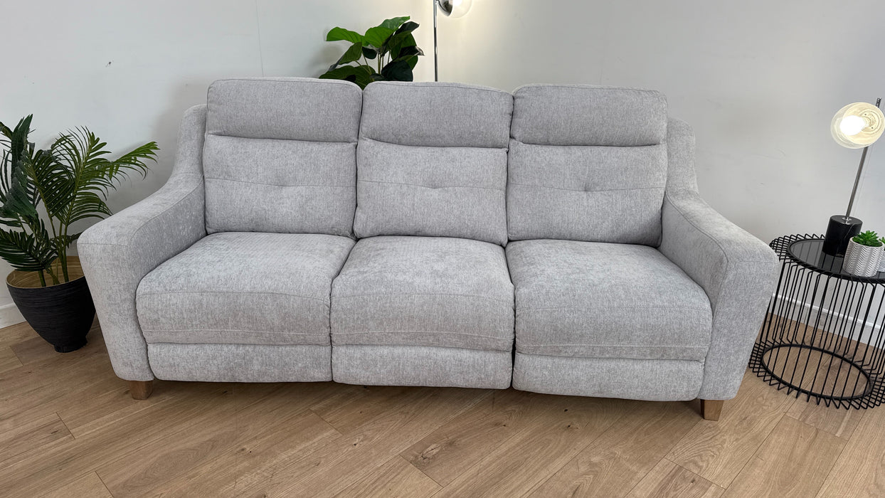 Martock 3 Seater Fabric Power Recliner Sofa