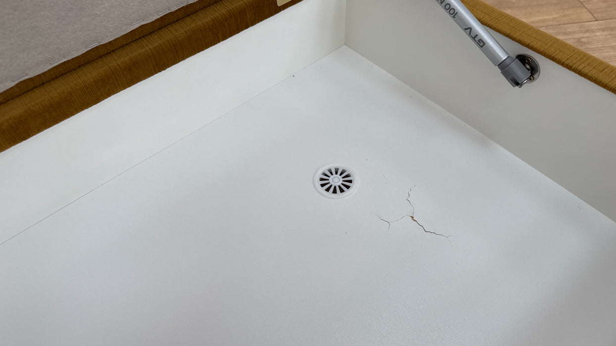 Sofology Bridgerton Fabric Storage Footstool in Etched Velvet Nugget Gold