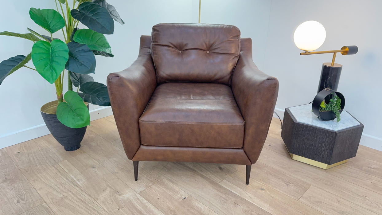 Cordelia Chair - Leather  - Alaska Whiskey