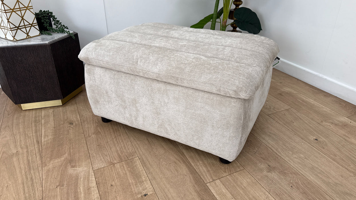 Sofology Designer Footstool in Sample Hudson 120