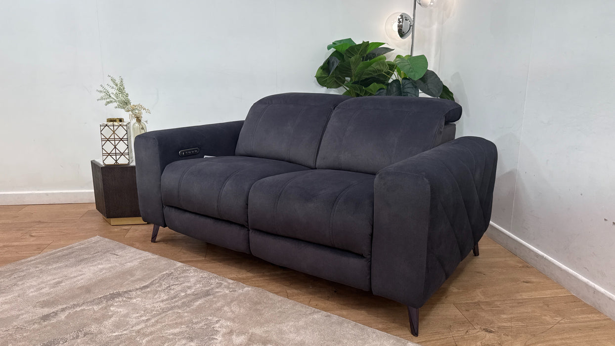 Sofology Allure Fabric 2 Seater Power Recliner & Power Headrest