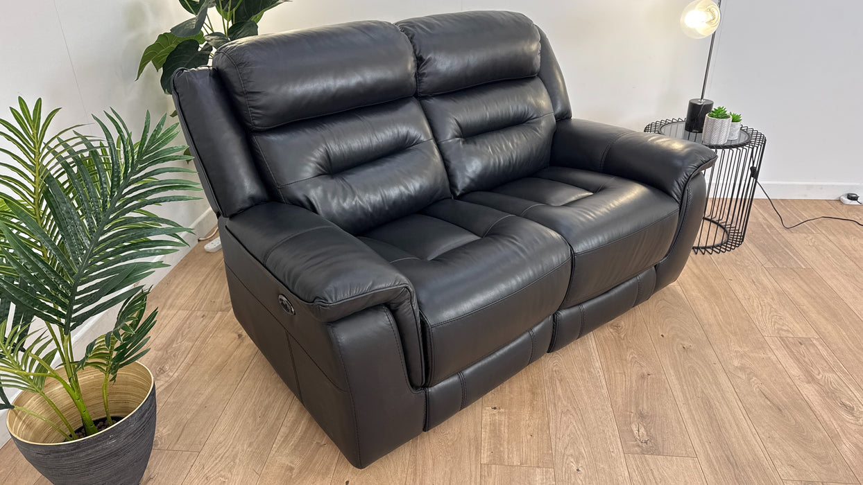 Alton 2 Seater Leather Power Recliner