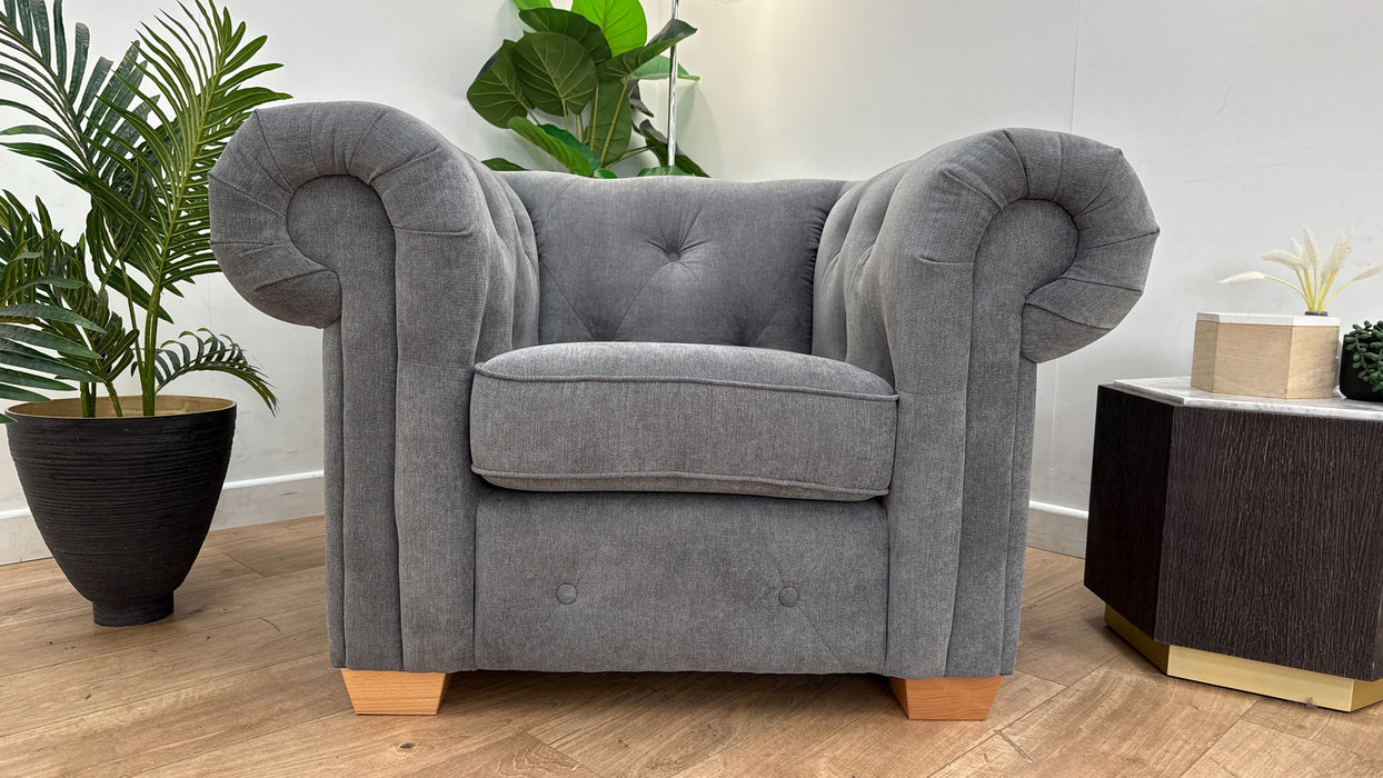 DFS Belair Fabric Chair in Graphite
