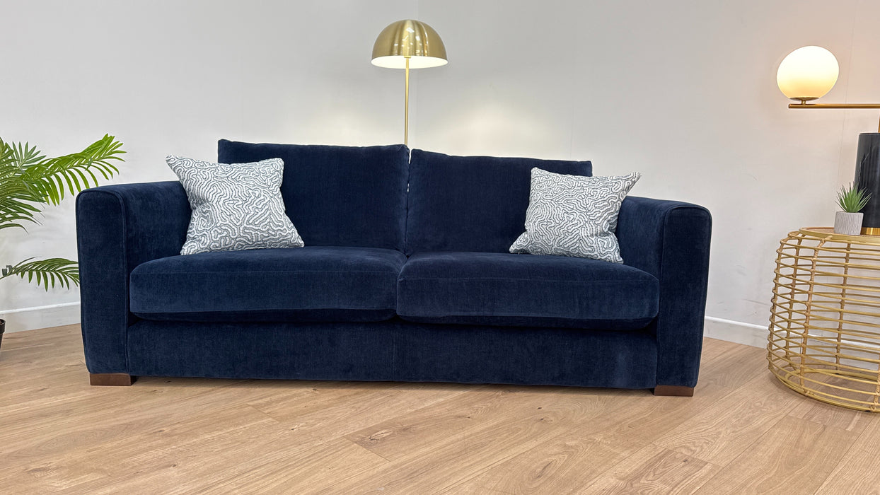 Majestica 3 Seater - Chenille Navy