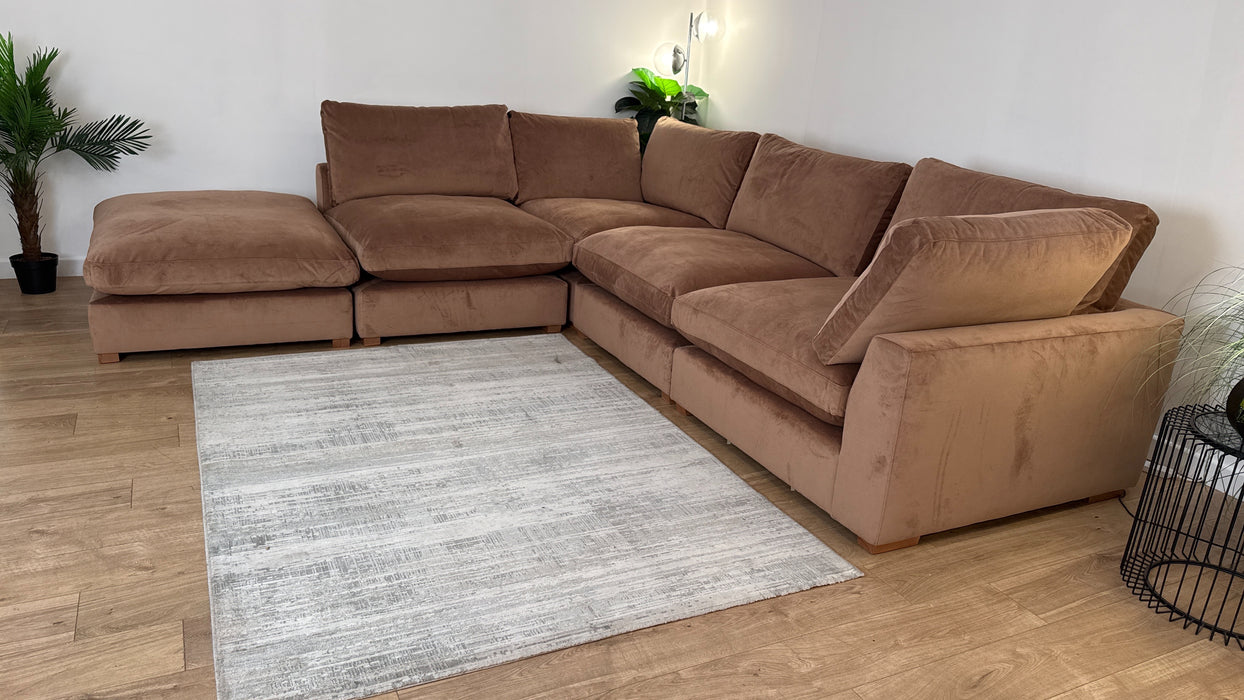 Sofology Infinity Fabric 1.5 Terminal Corner 3 Modular Ultraflex Encore Seats