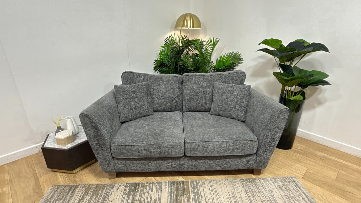 Sofology Canterbury Fabric 2 Seater in Weave Charcoal