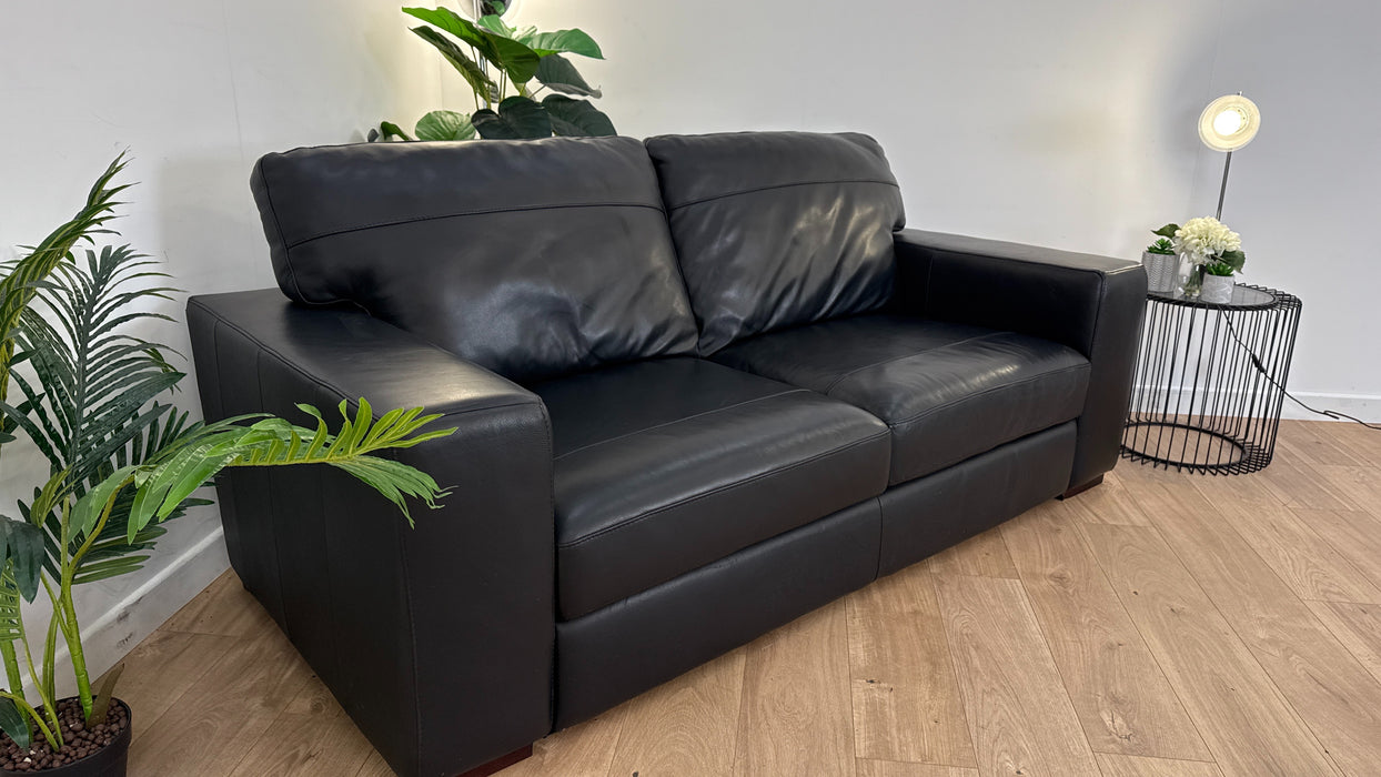 Benson 3 Seater Leather Sofa